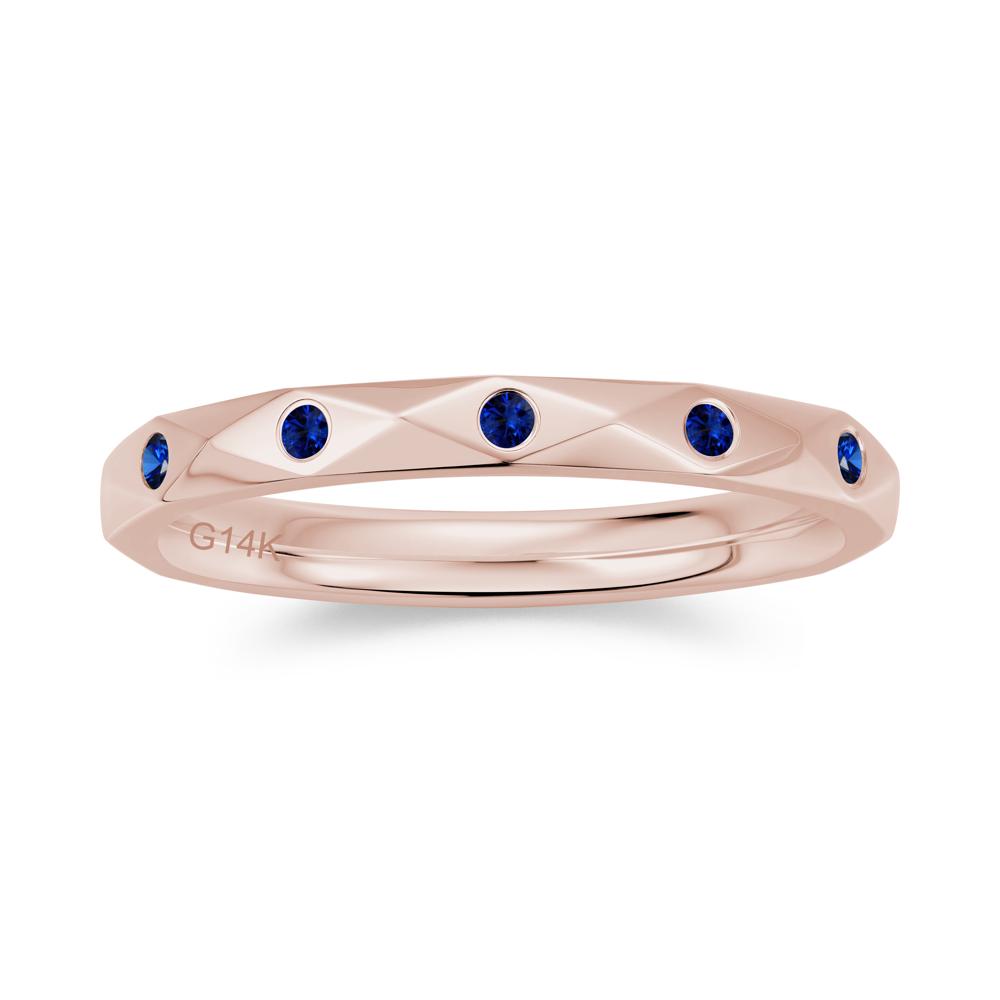 Minimalist Emerald Eternity Wedding Band Ring - LUO Jewelry #gemstone_Sapphire