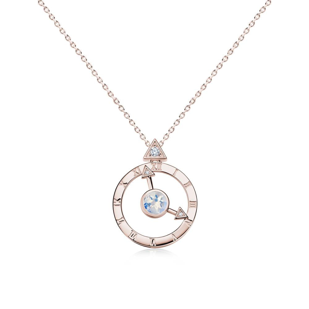 Clock and Compass Amethyst Necklace - LUO Jewelry #gemstone_Moonstone