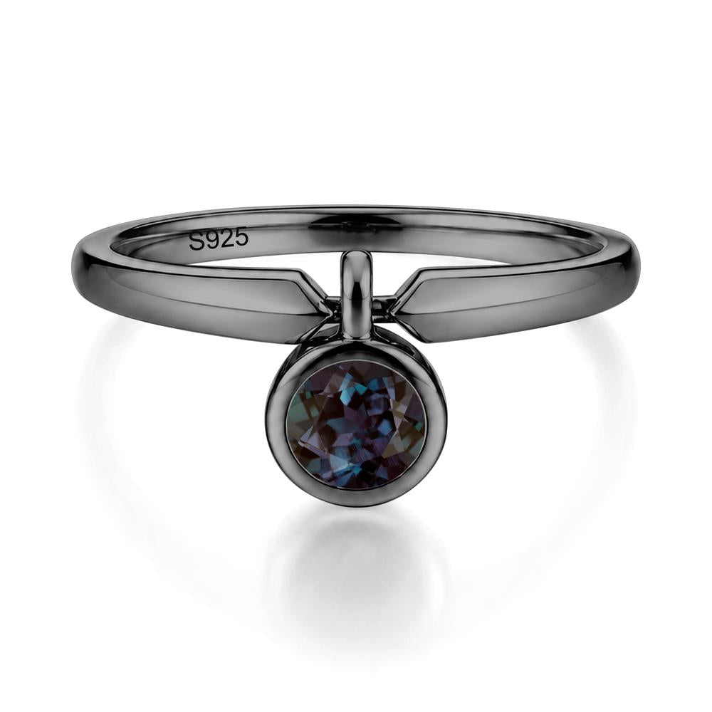 Custom Back Pattern Pink Cubic Zirconia Reversible Ring - LUO Jewelry #gemstone_Alexandrite