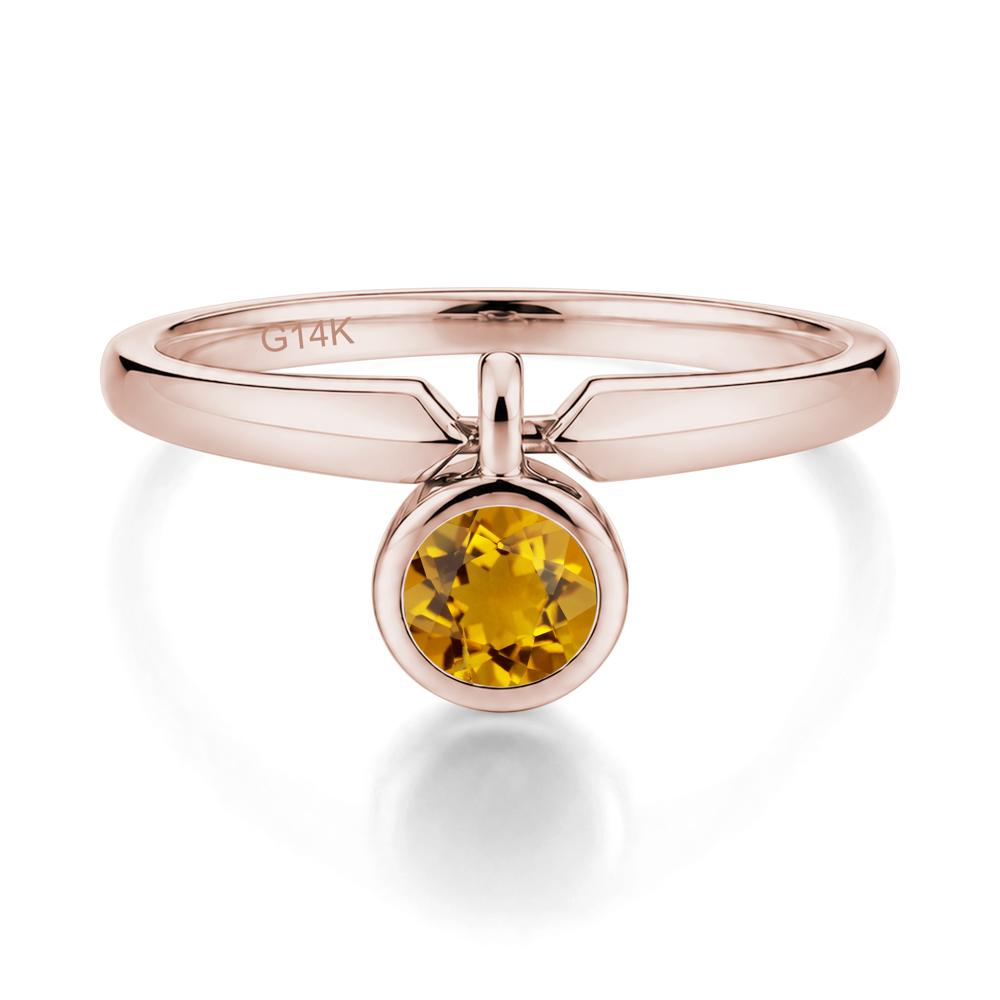 Custom Back Pattern Pink Cubic Zirconia Reversible Ring - LUO Jewelry #gemstone_Citrine
