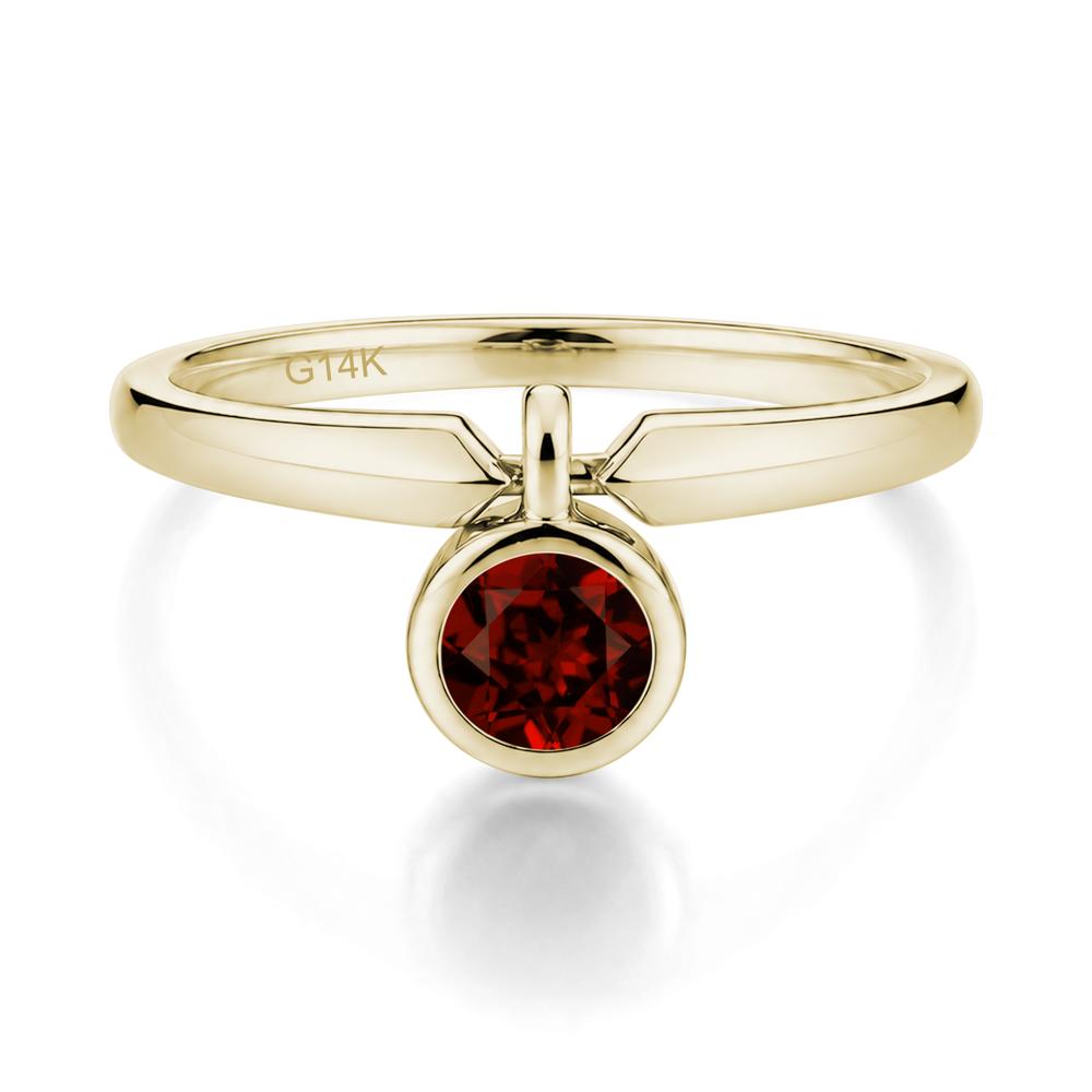 Custom Back Pattern Pink Cubic Zirconia Reversible Ring - LUO Jewelry #gemstone_Garnet