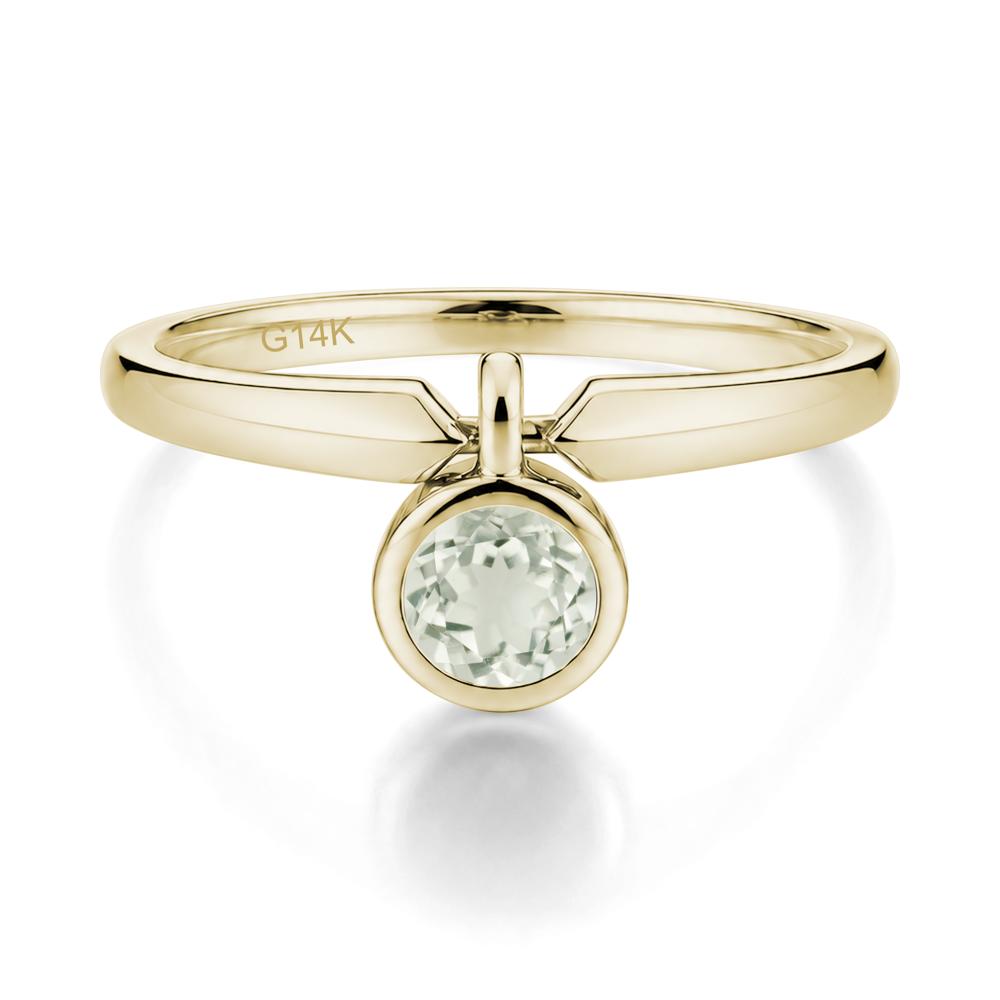 Custom Back Pattern Pink Cubic Zirconia Reversible Ring - LUO Jewelry #gemstone_Green Amethyst