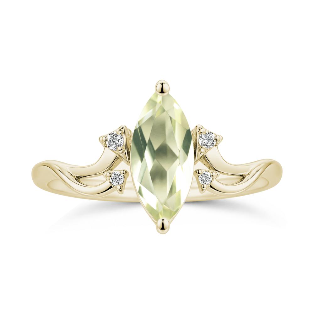 Marquise Cut Alexandrite Arrow Ring - LUO Jewelry #gemstone_Lemon Quartz