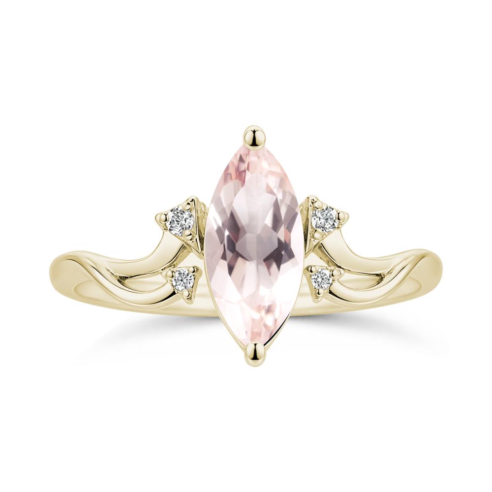 Marquise Cut Alexandrite Arrow Ring - LUO Jewelry #gemstone_Morganite