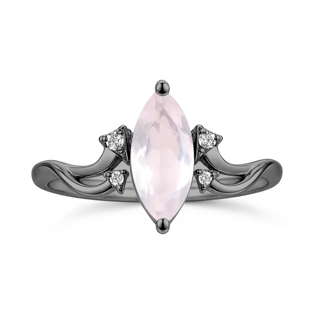 Marquise Cut Alexandrite Arrow Ring - LUO Jewelry #gemstone_Rose Quartz