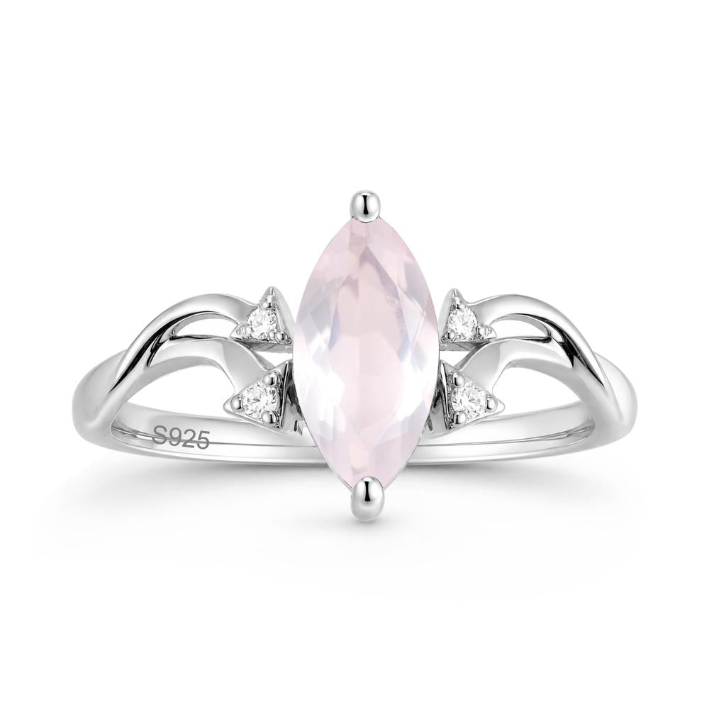 Marquise Cut Alexandrite Arrow Ring - LUO Jewelry #gemstone_Rose Quartz