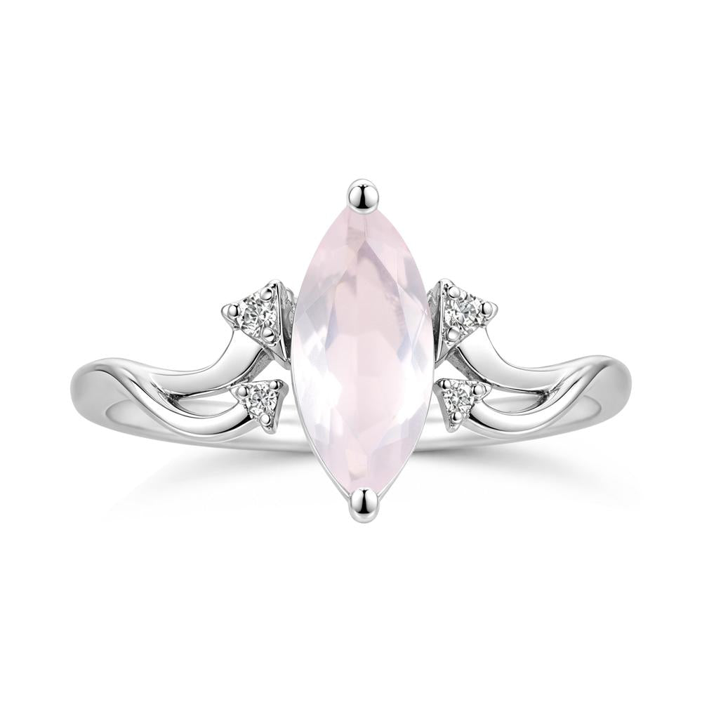 Marquise Cut Alexandrite Arrow Ring - LUO Jewelry #gemstone_Rose Quartz