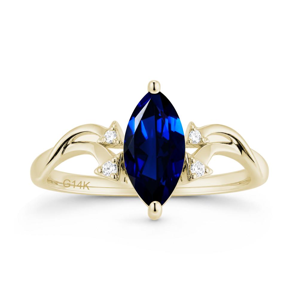 Marquise Cut Alexandrite Arrow Ring - LUO Jewelry #gemstone_Sapphire
