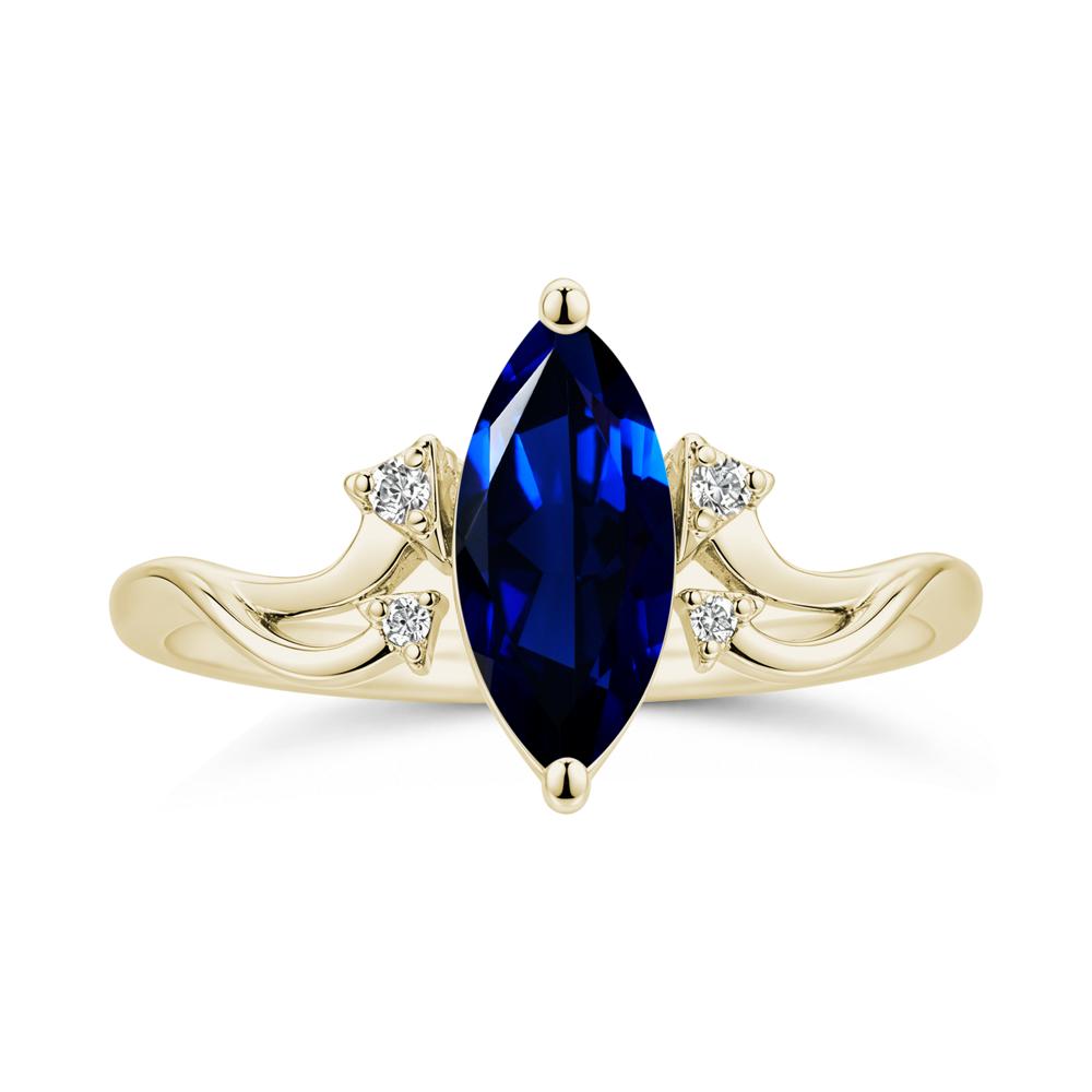 Marquise Cut Alexandrite Arrow Ring - LUO Jewelry #gemstone_Sapphire