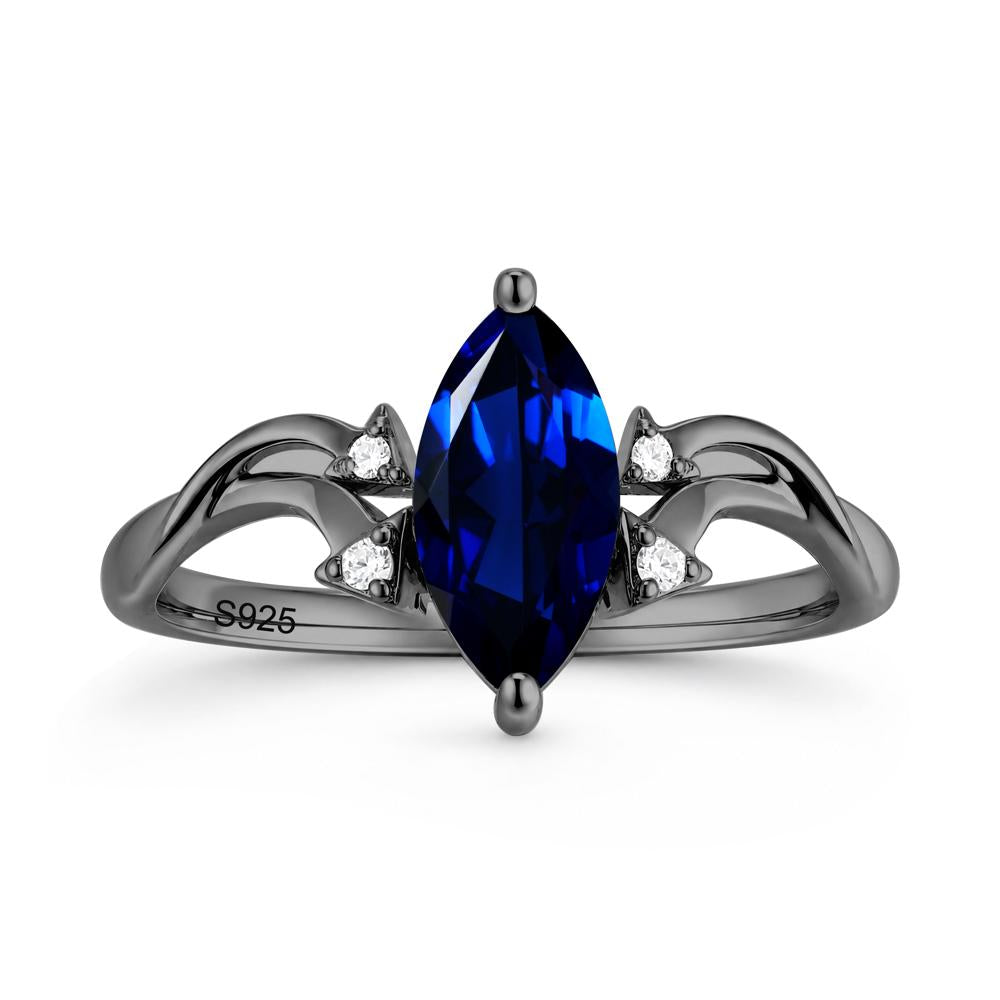 Marquise Cut Alexandrite Arrow Ring - LUO Jewelry #gemstone_Sapphire