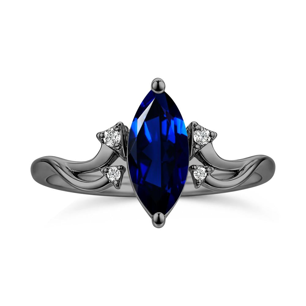 Marquise Cut Alexandrite Arrow Ring - LUO Jewelry #gemstone_Sapphire