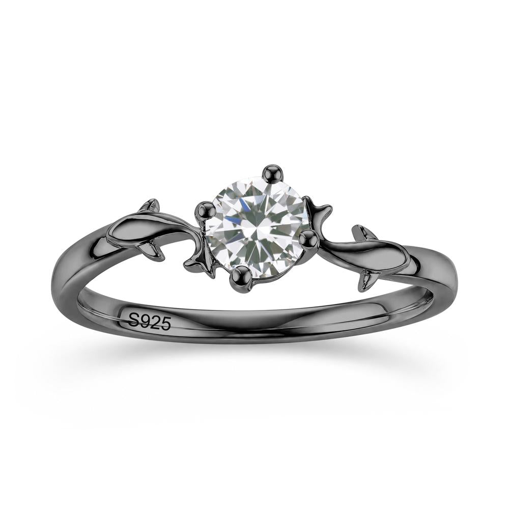 Solitaire Alexandrite Cute Fish Ring - LUO Jewelry #gemstone_Cubic Zirconia