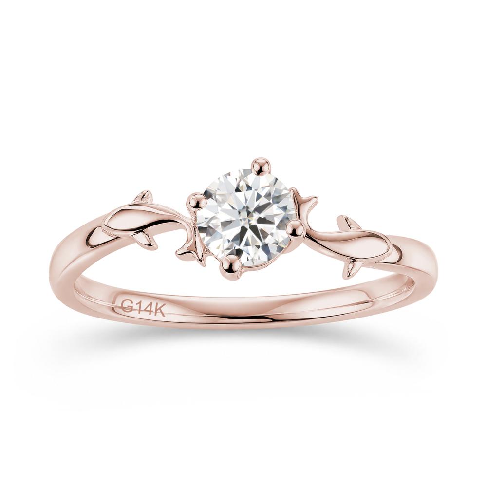 Solitaire Alexandrite Cute Fish Ring - LUO Jewelry #gemstone_Moissanite