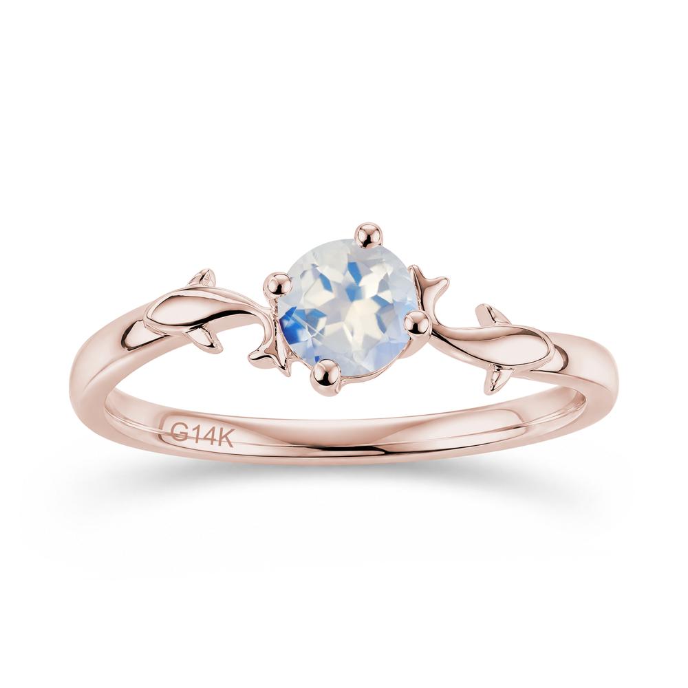 Solitaire Alexandrite Cute Fish Ring - LUO Jewelry #gemstone_Moonstone
