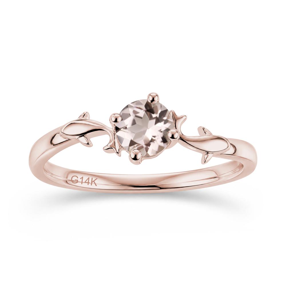 Solitaire Alexandrite Cute Fish Ring - LUO Jewelry #gemstone_Morganite