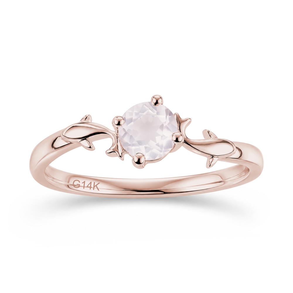 Solitaire Alexandrite Cute Fish Ring - LUO Jewelry #gemstone_Rose Quartz