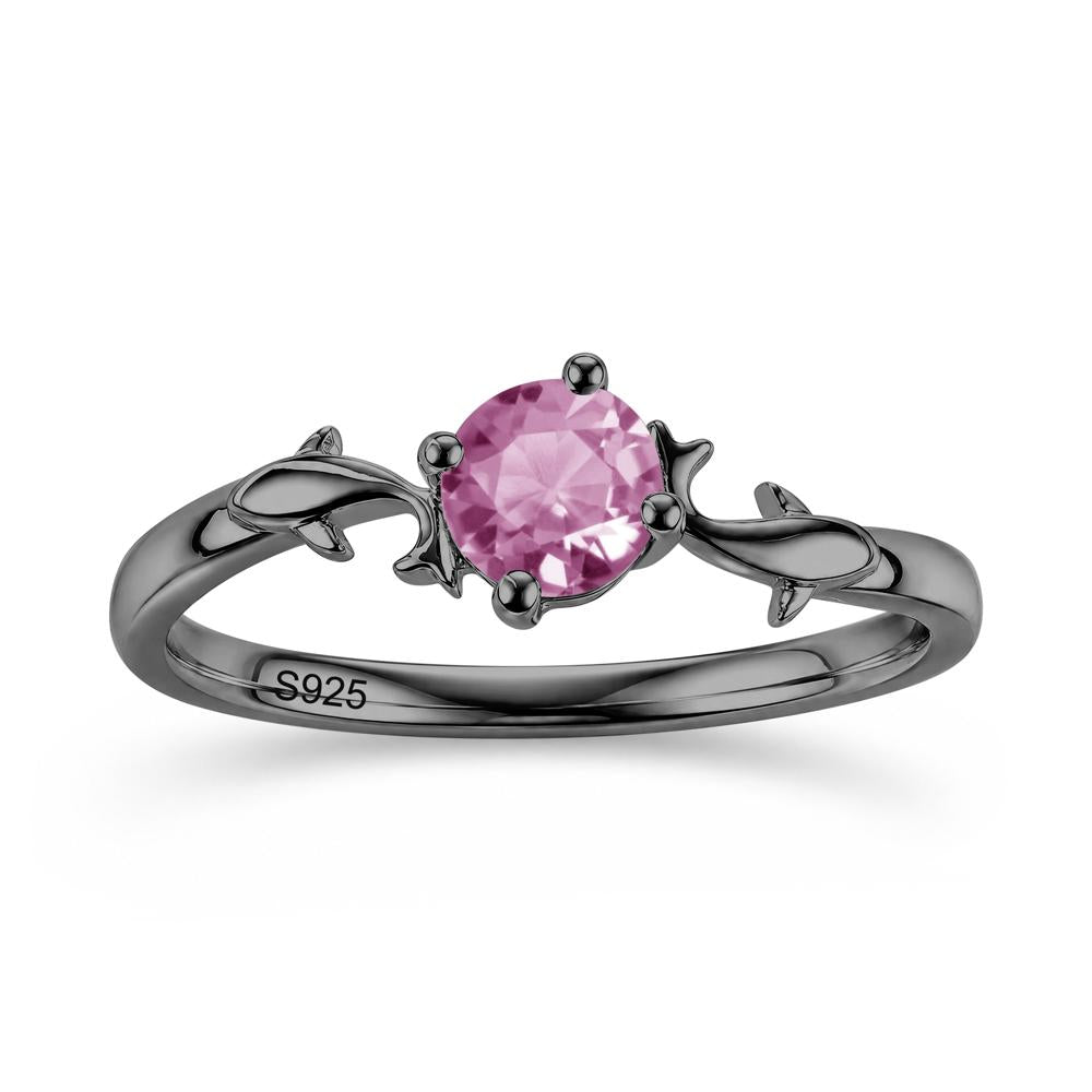 Solitaire Alexandrite Cute Fish Ring - LUO Jewelry #gemstone_Tourmaline
