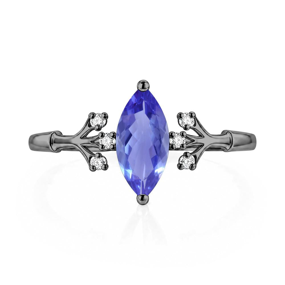 Marquise Cut Amethyst Branch Ring - LUO Jewelry #gemstone_Tanzanite