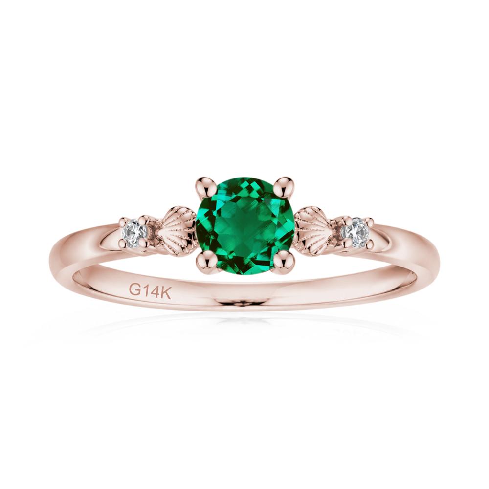Round Shaped Amethyst Conch Ring - LUO Jewelry #gemstone_Emerald
