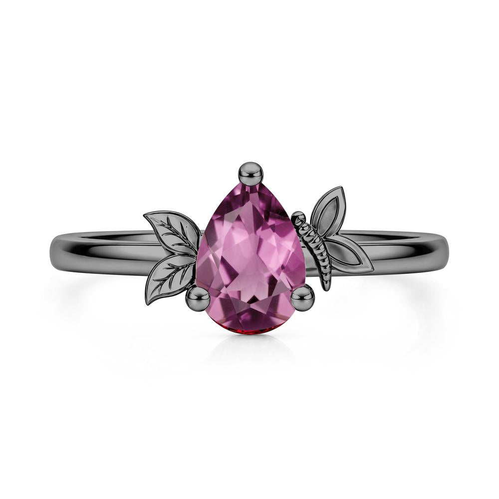 Leaf Butterfly Nature Inspired Emerald Ring - LUO Jewelry #gemstone_Tourmaline
