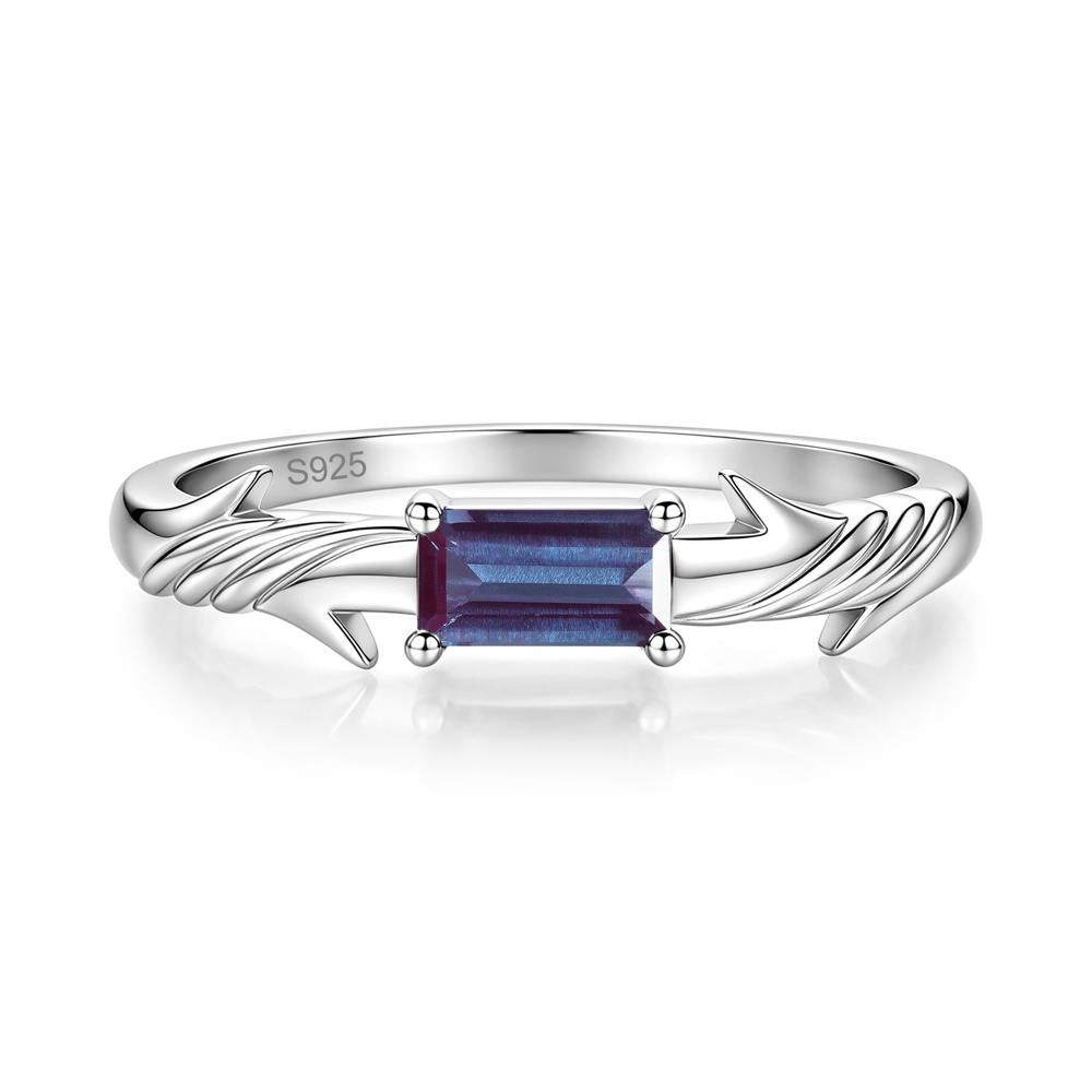 East West London Blue Topaz Twist Kont Ring - LUO Jewelry #gemstone_Alexandrite