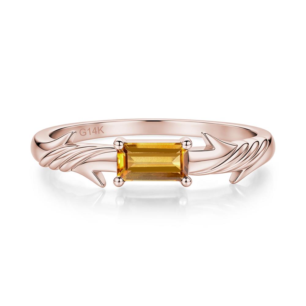 East West London Blue Topaz Twist Kont Ring - LUO Jewelry #gemstone_Citrine