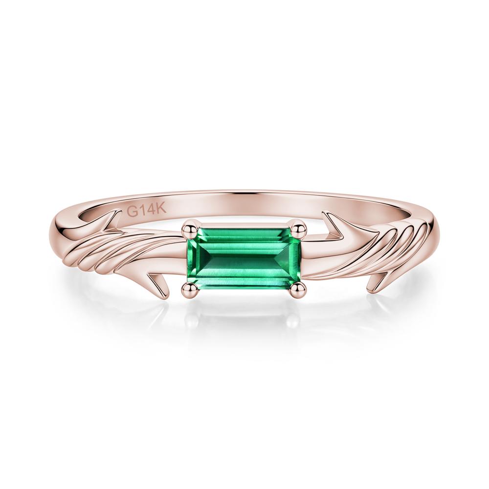 East West London Blue Topaz Twist Kont Ring - LUO Jewelry #gemstone_Emerald