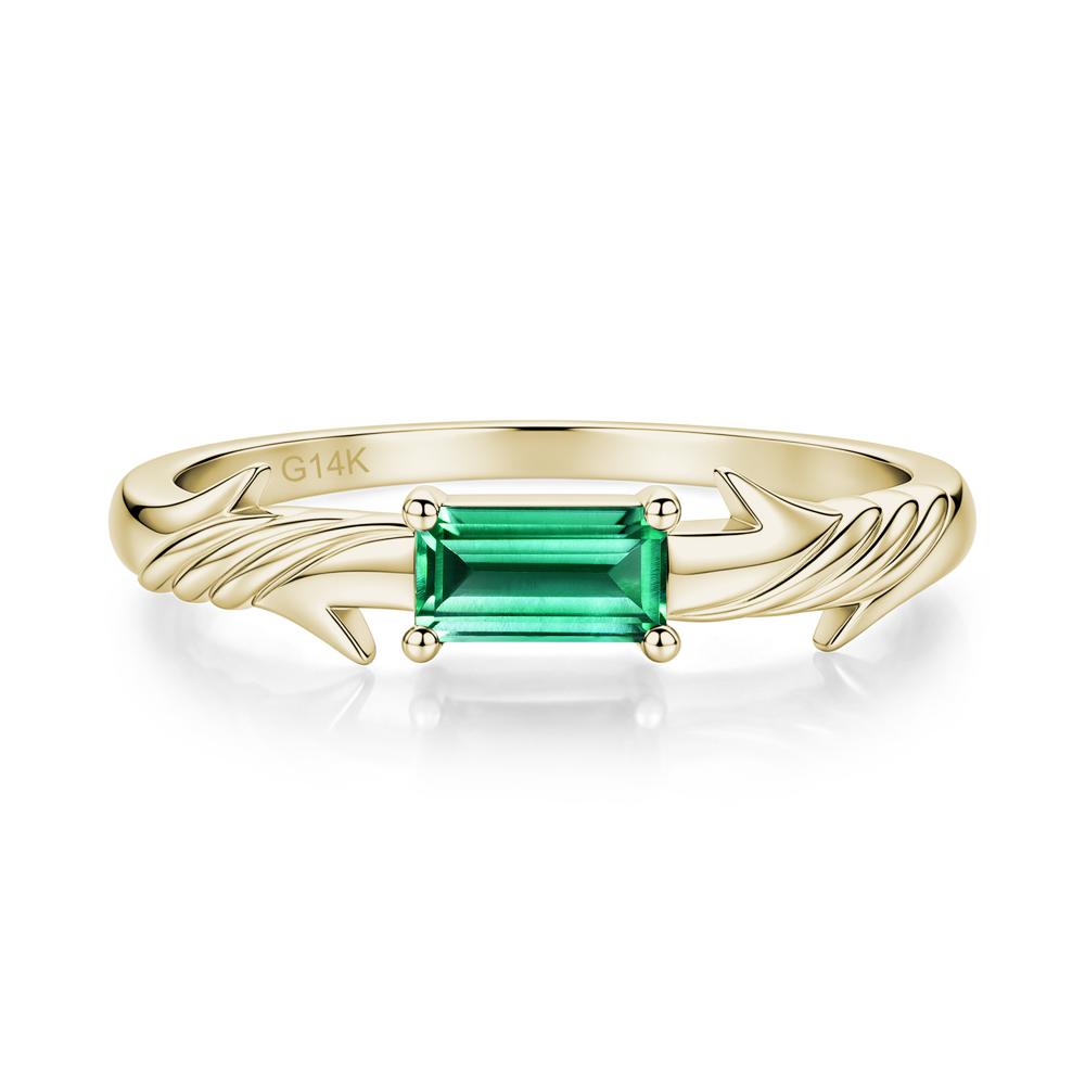 East West London Blue Topaz Twist Kont Ring - LUO Jewelry #gemstone_Emerald