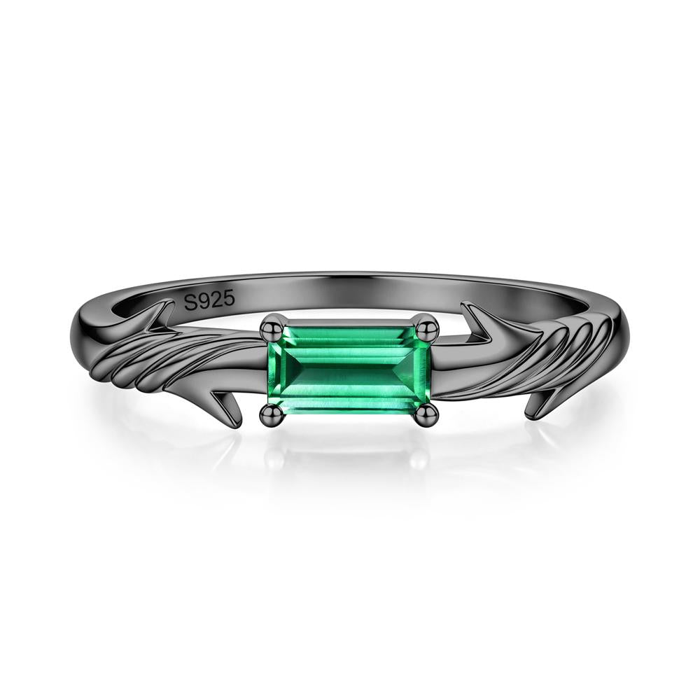 East West London Blue Topaz Twist Kont Ring - LUO Jewelry #gemstone_Emerald