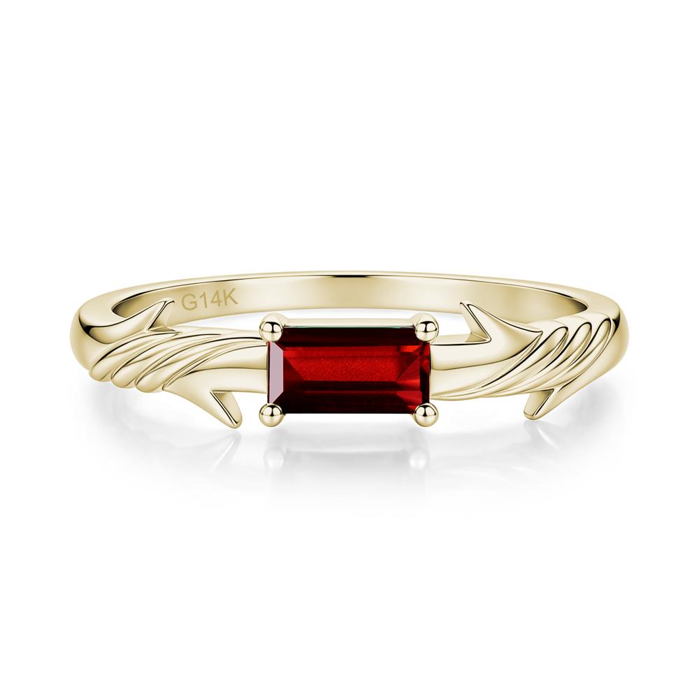 East West London Blue Topaz Twist Kont Ring - LUO Jewelry #gemstone_Garnet