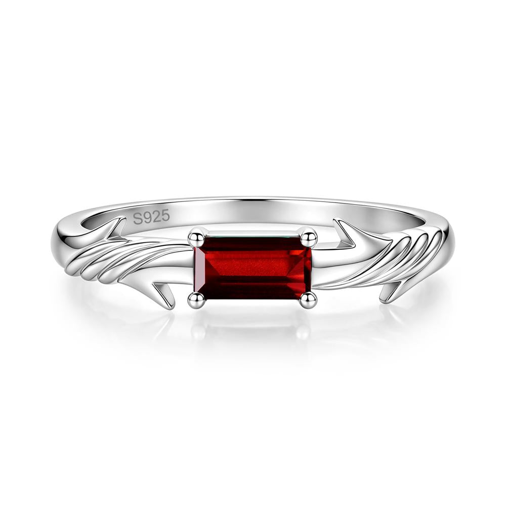 East West London Blue Topaz Twist Kont Ring - LUO Jewelry #gemstone_Garnet
