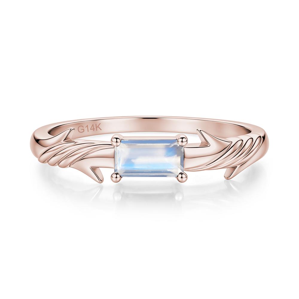 East West London Blue Topaz Twist Kont Ring - LUO Jewelry #gemstone_Moonstone