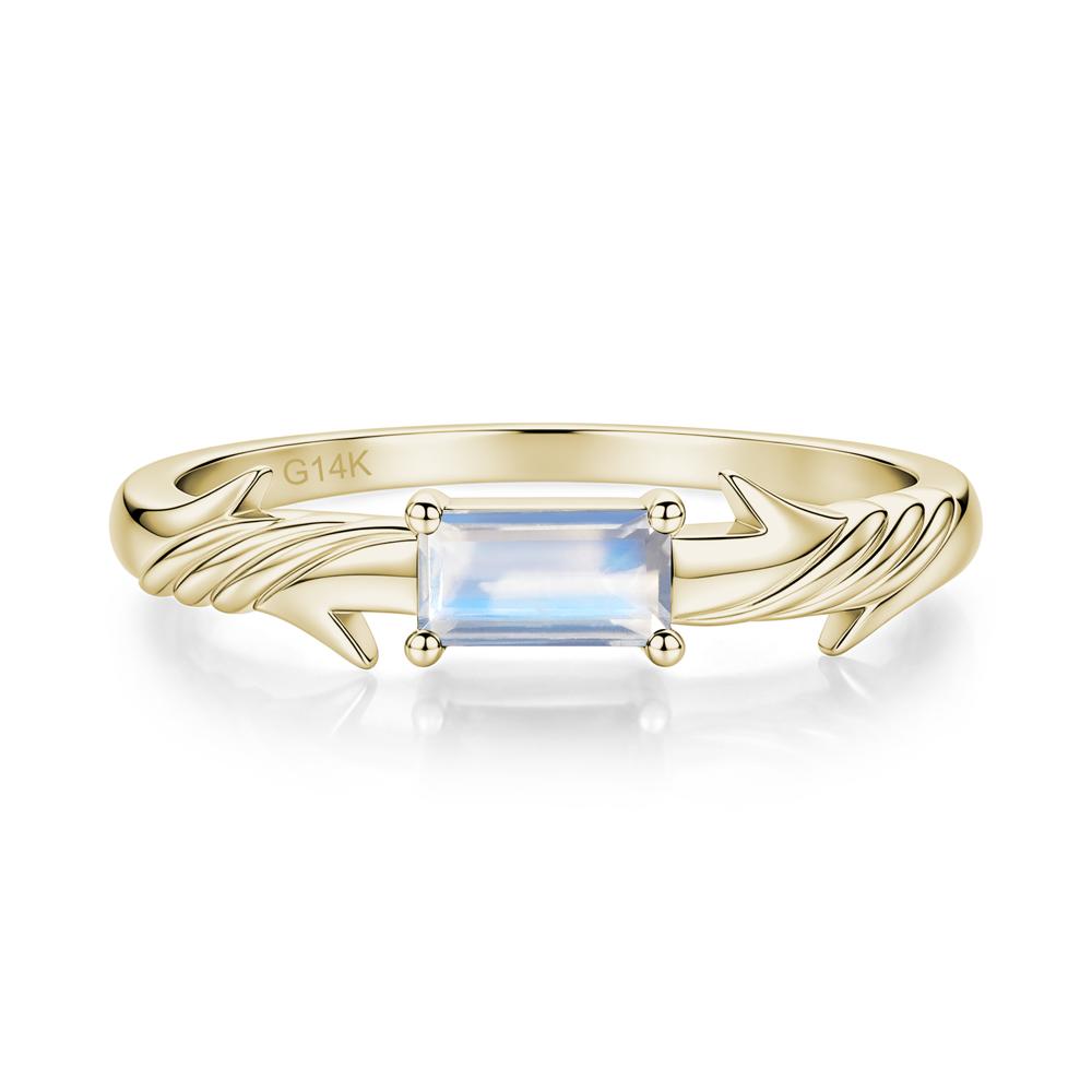 East West London Blue Topaz Twist Kont Ring - LUO Jewelry #gemstone_Moonstone