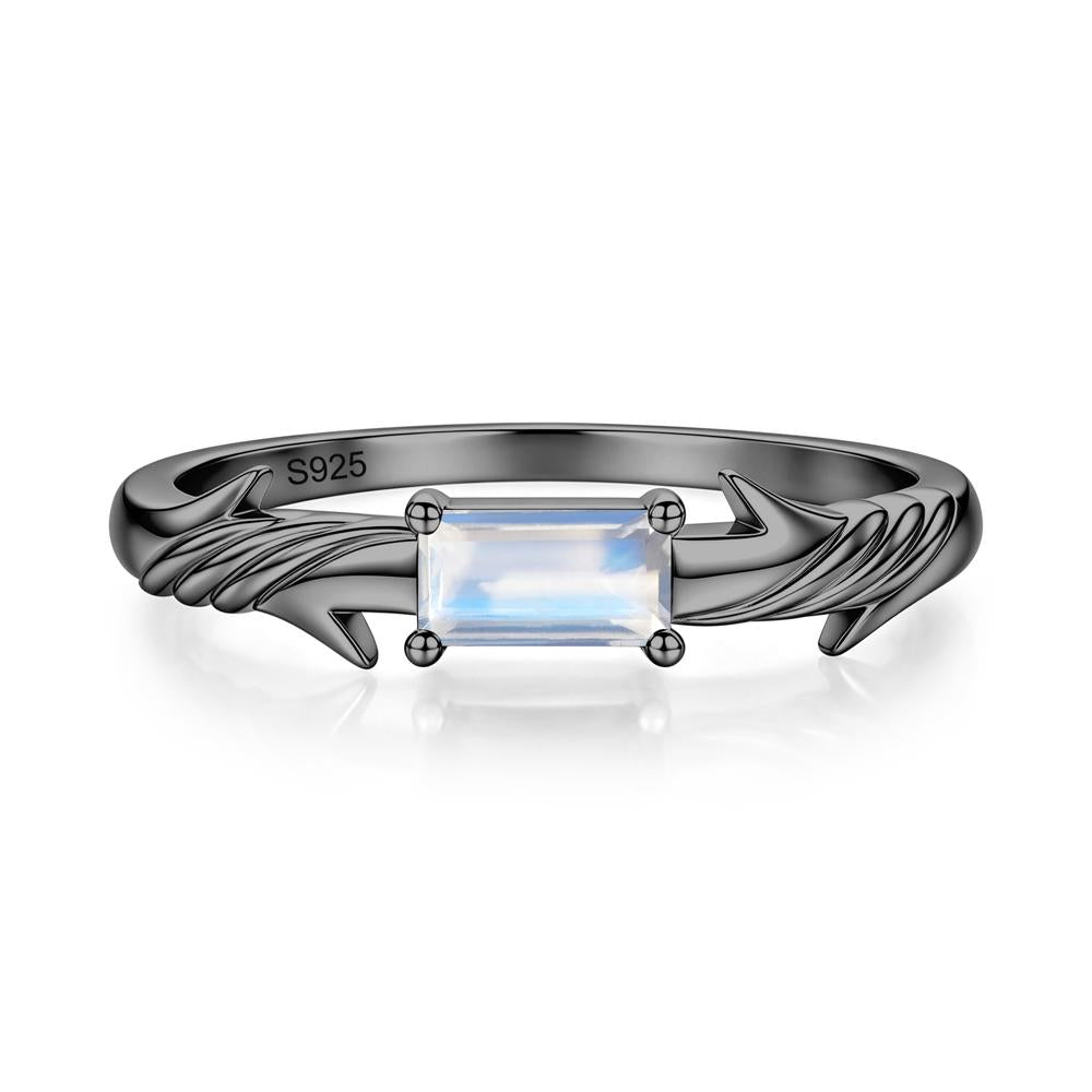 East West London Blue Topaz Twist Kont Ring - LUO Jewelry #gemstone_Moonstone
