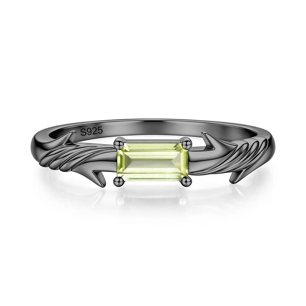 East West London Blue Topaz Twist Kont Ring - LUO Jewelry #gemstone_Peridot