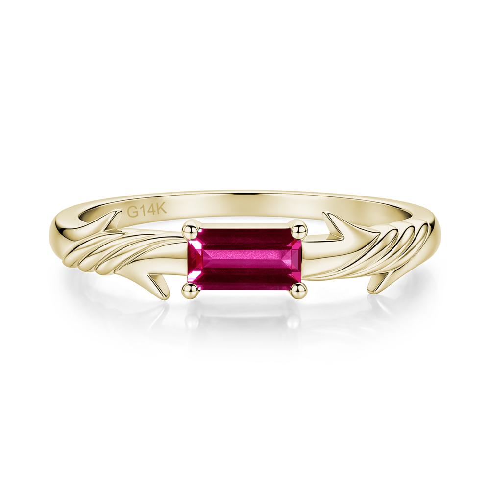 East West London Blue Topaz Twist Kont Ring - LUO Jewelry #gemstone_Ruby