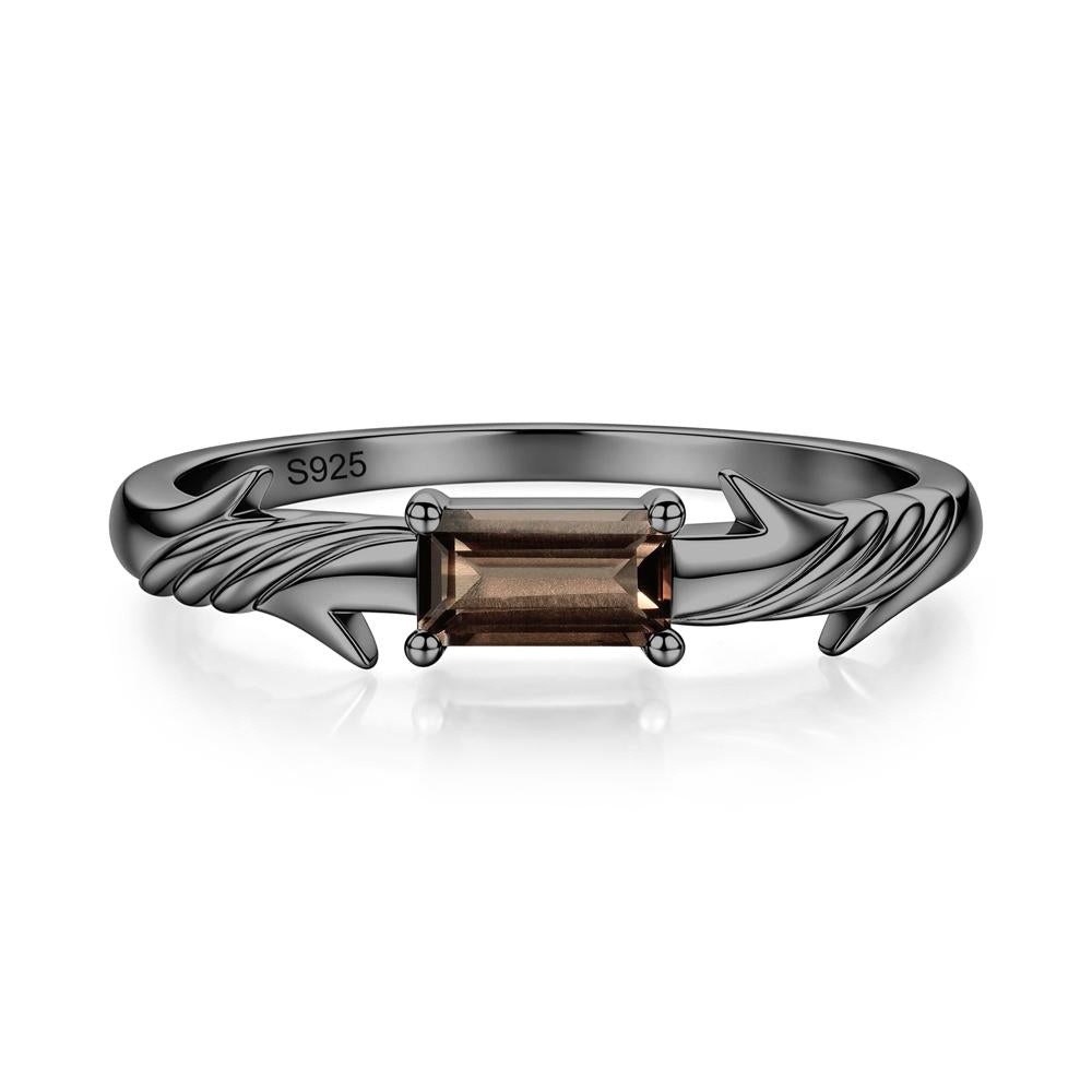 East West London Blue Topaz Twist Kont Ring - LUO Jewelry #gemstone_Smoky Quartz