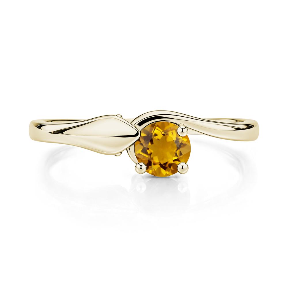 Minimalist Alexandrite Twist Snake Ring - LUO Jewelry #gemstone_Citrine