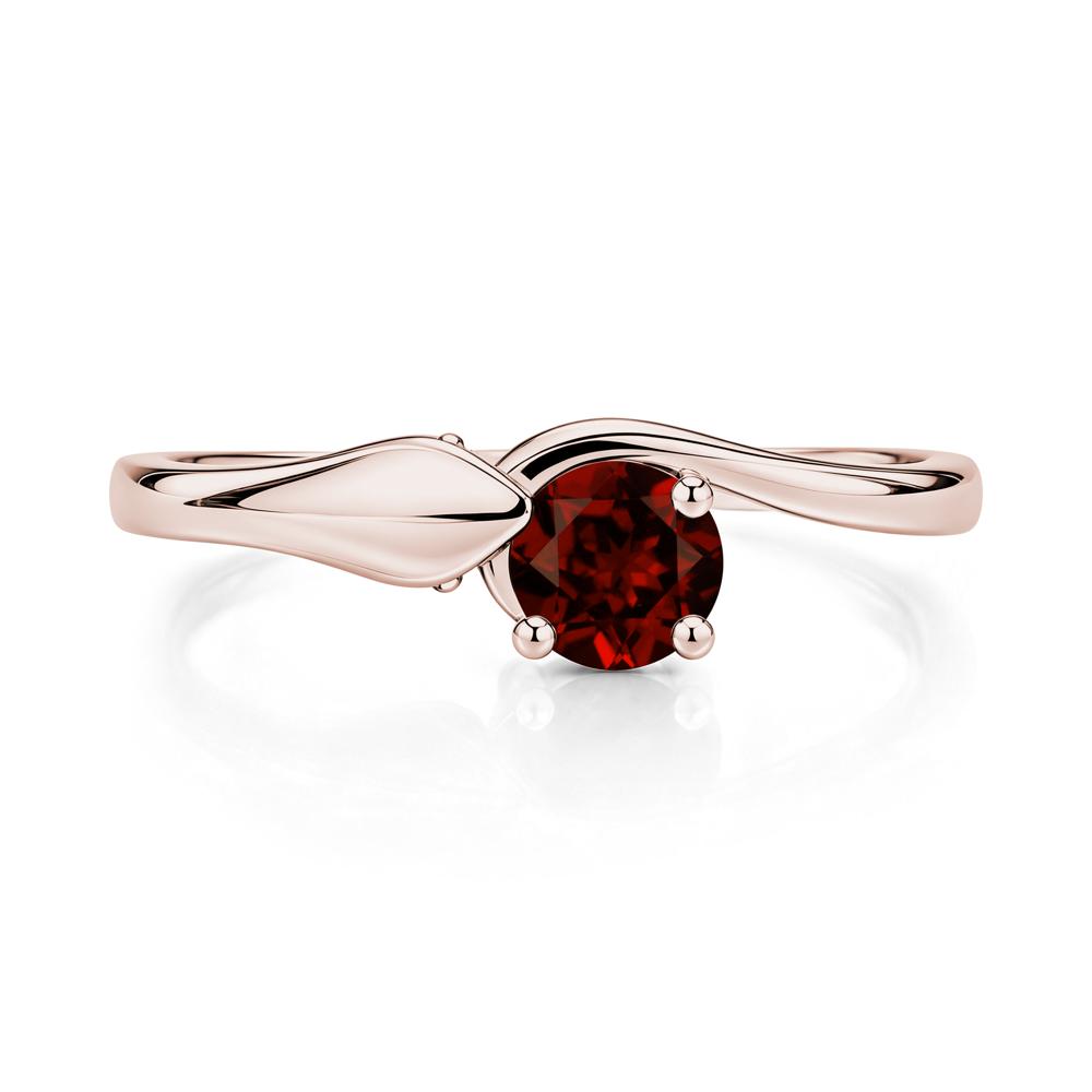 Minimalist Alexandrite Twist Snake Ring - LUO Jewelry #gemstone_Garnet