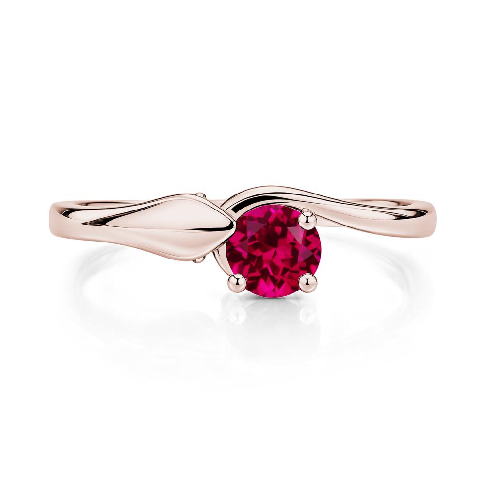 Minimalist Alexandrite Twist Snake Ring - LUO Jewelry #gemstone_Ruby