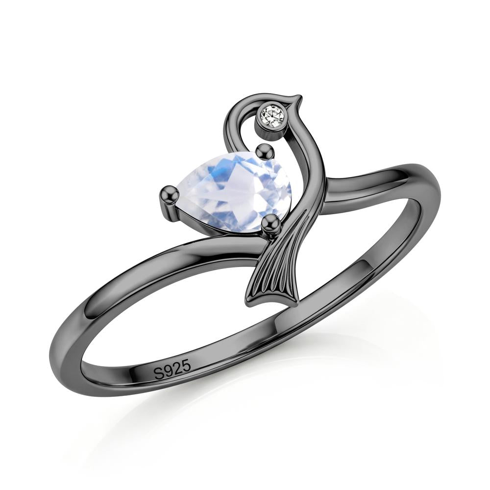 Pear Cut Alexandrite Bird Inspired Ring - LUO Jewelry #gemstone_Moonstone