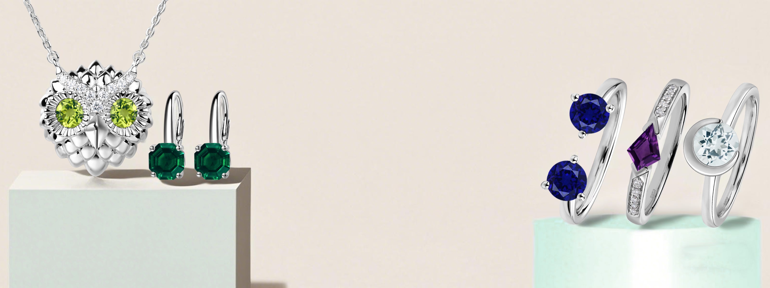 Birthstone Jewelry Banner