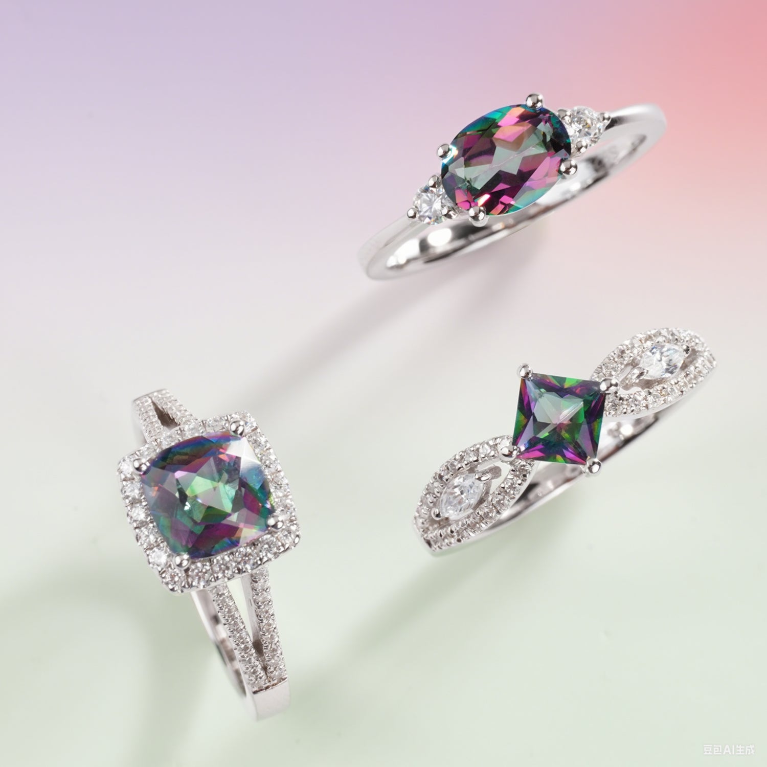 Mystic Topaz Rings from LUO Jewelry