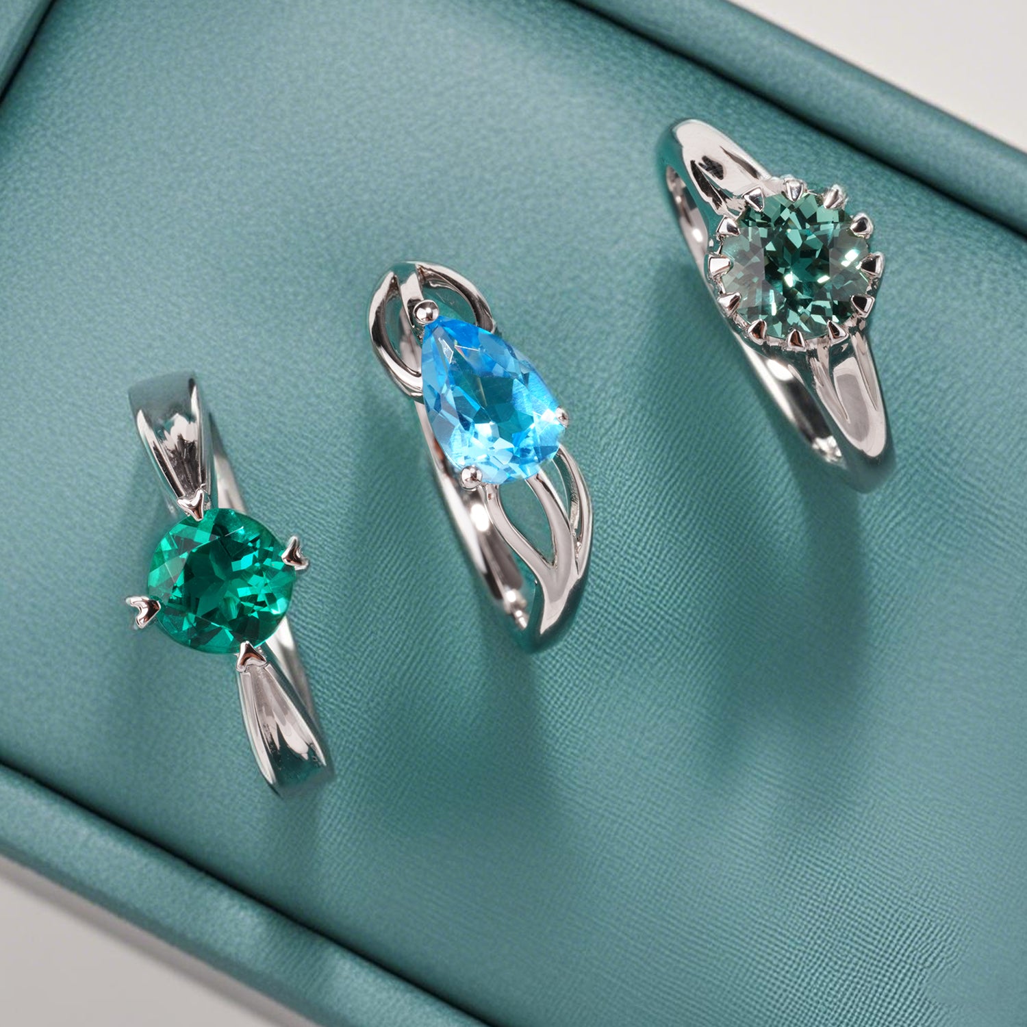 Solitaire rings from LUO Jewelry