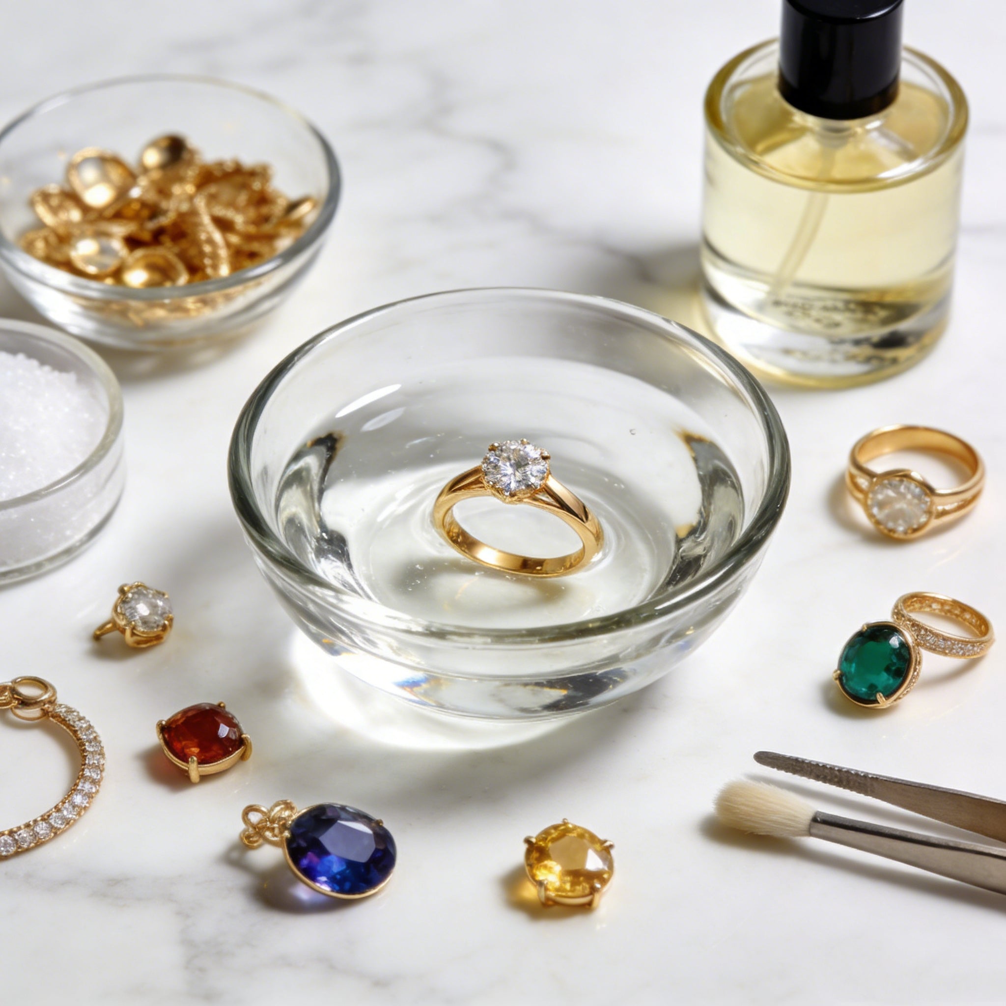 How to clean yellow gold rings