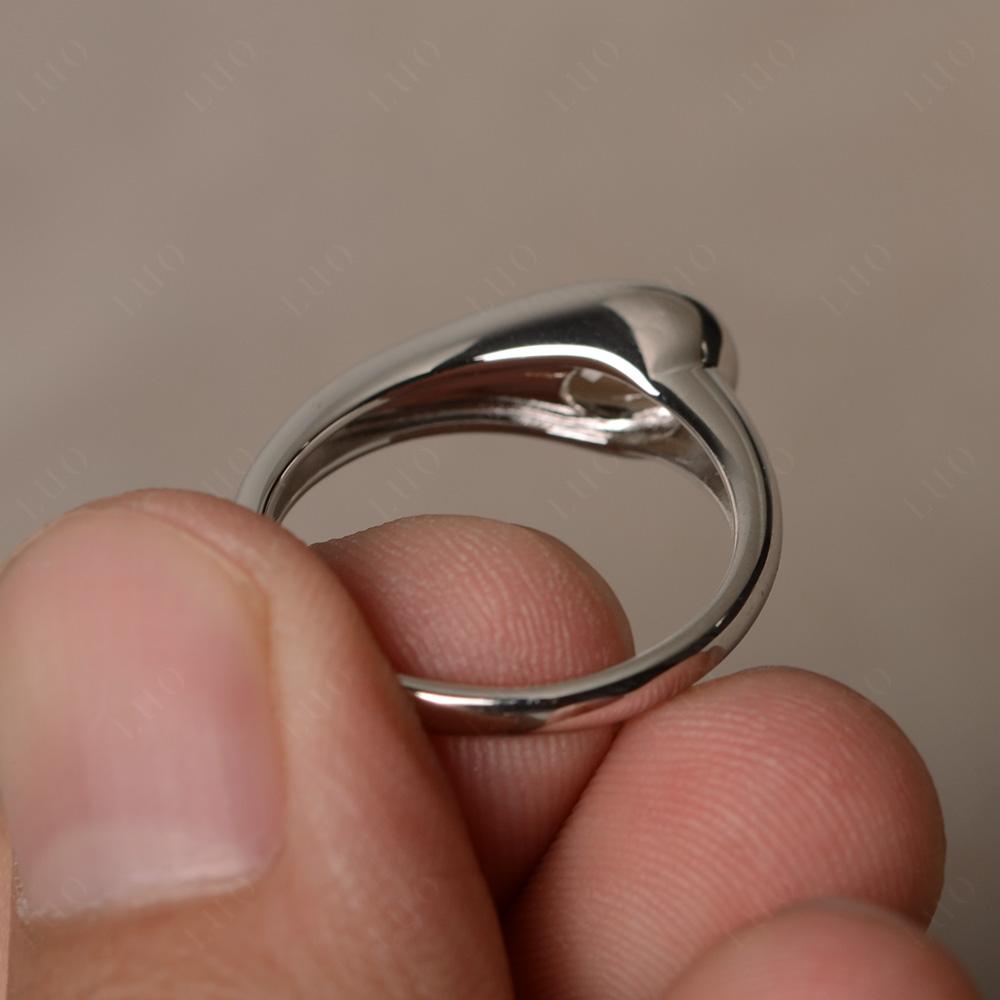 Smoky Quartz Streamline Ring - LUO Jewelry