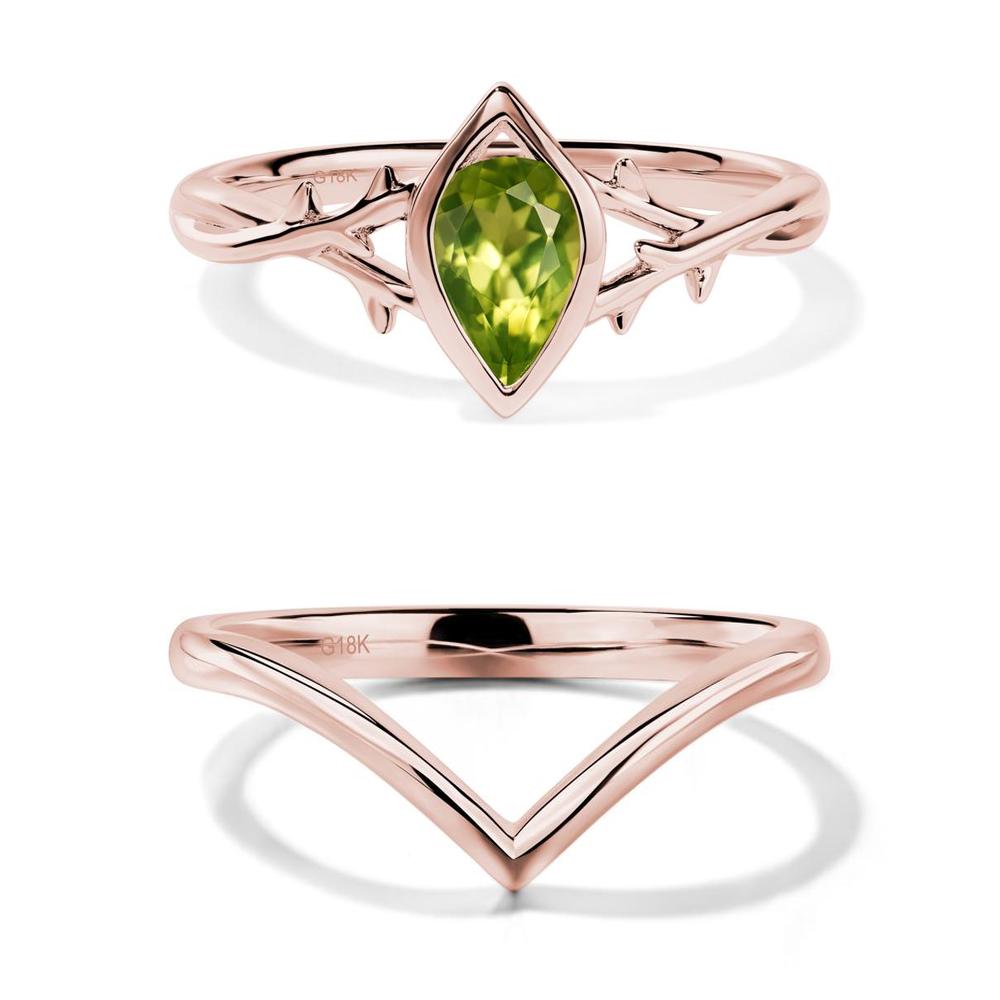 Peridot Twig Ring - LUO Jewelry #metal_xxxxx