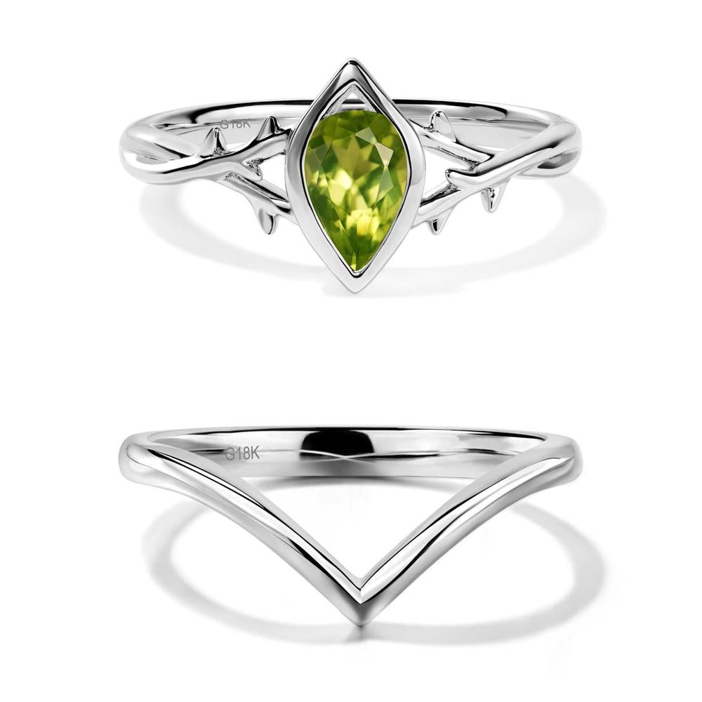 Peridot Twig Ring - LUO Jewelry #metal_xxxxx