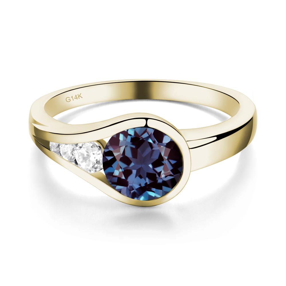 Alexandrite Rupert's Drop Ring - LUO Jewelry #metal_14k yellow gold