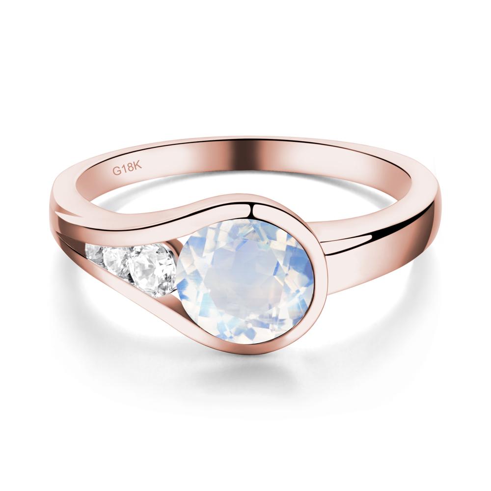 Moonstone Rupert's Drop Ring - LUO Jewelry #metal_18k rose gold